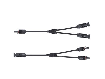 Solární rozbočovací kabely VCX MC4-Y3 (MC4 T 1 na 2), pár