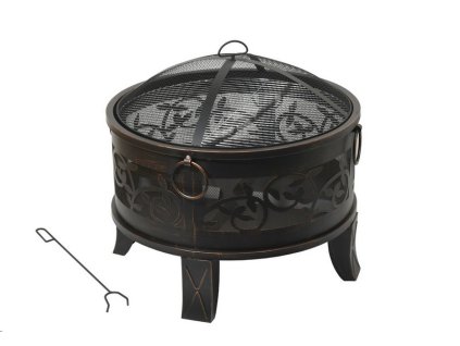 Ohniště SANTORIN copper patina s poklopem Cattara