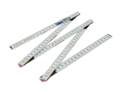 Dřevěný skládací metr GEKO G29051 1m