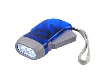 LED dynamo svítilna Velamp IN322B modrá