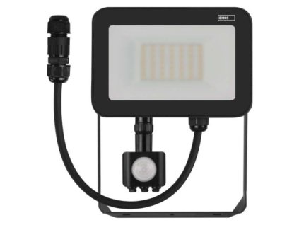 LED reflektor EMOS PROFI ZS2732 s pohybovým čidlem, 30W neutrální bílá