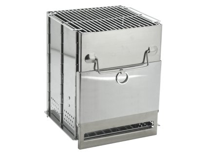 Gril vařič na dřevo Cattara CUBE skládací 20x20cm