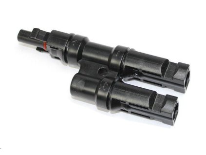 Konektor MC4 pro solární panely, rozbočení 1x zdířka, 2x konektor