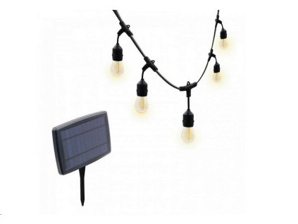 LED světelný řetěz Velamp PS070S se solárním nabíjením
