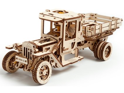 Ugears 3D dřevěné mechanické puzzle UGM-11 Náklaďák