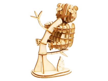RoboTime dřevěné 3D puzzle Panda