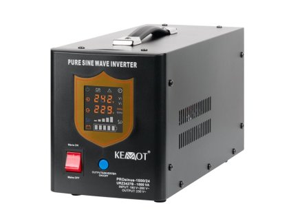 Zdroj záložní KEMOT PROsinus 1500/24 URZ3427B 1050W 24V