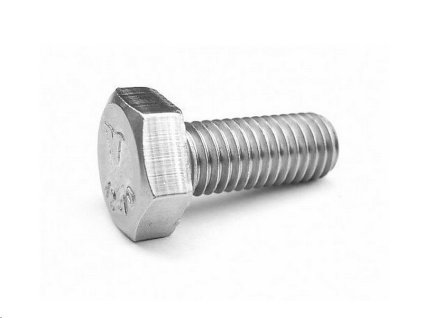 Šroub M10x25 se šestihrannou hlavou, nerez DIN933 A2