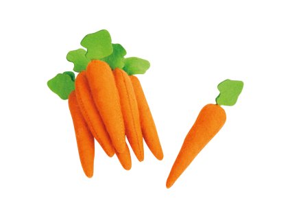 Small Foot Plyšové potraviny mrkev