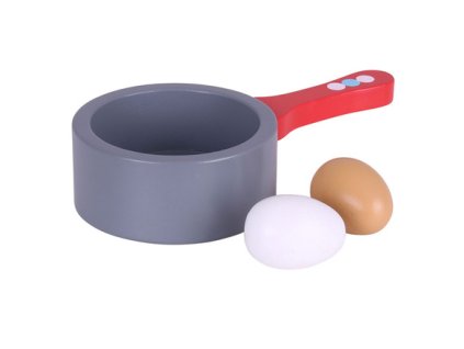 Bigjigs Toys Pánev a vejce