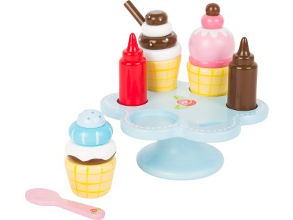 Small Foot Dřevěný zmrzlinový set