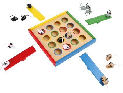 Small Foot  Hra kloboučku hop myšky