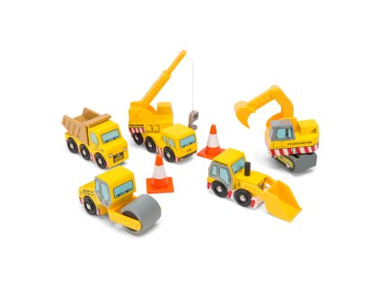 Le Toy Van Set stavebních strojů