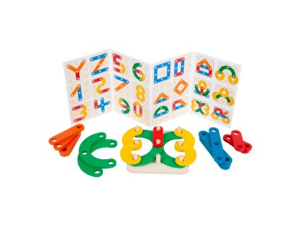 Small Foot  Logická hra Písmena a čísla