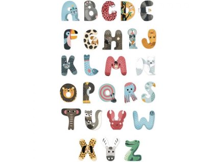 Vilac Zvířátková abeceda 1ks písmenko N