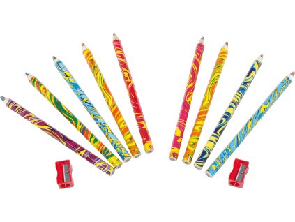 Small Foot Sada duhových pastelek s ořezávatky 11 ks