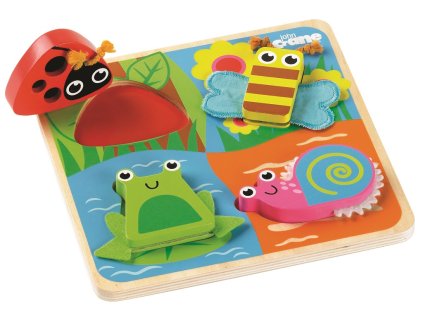 Tidlo Senzorické puzzle louka poškozený obal