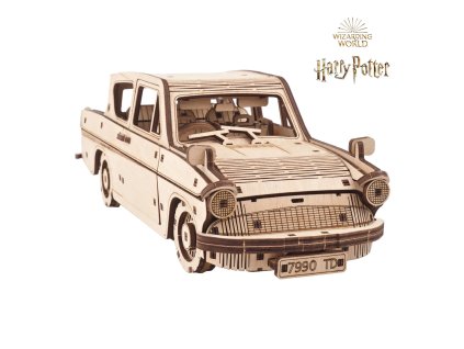 Ugears 3D dřevěné mechanické puzzle Harry Potter Létající Ford Anglia