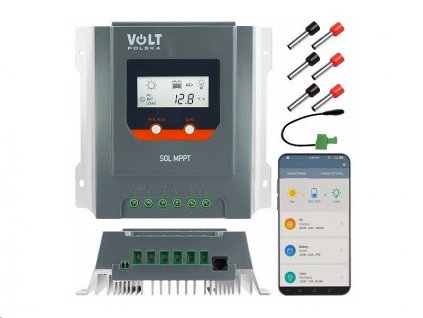 Solární regulátor MPPT VOLT 3IPSMPPT20, 20A 12/24-20 LCD, BLUETOOTH