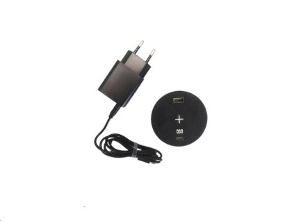 IN Zapuštěná lišta 553043 Qi nabíjení,USB A + C