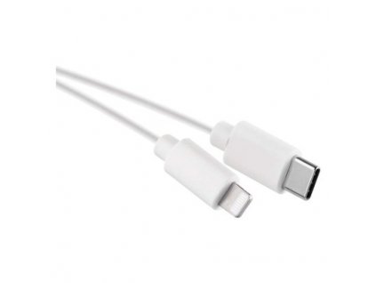 Kabel USB-C 2.0 / Lighting MFi, EMOS SM7015W, 1 m, bílý