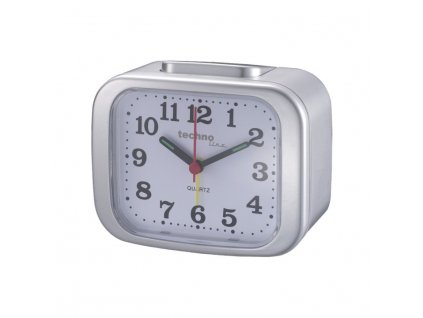 Budík analogový TechnoLine Modell XL silver