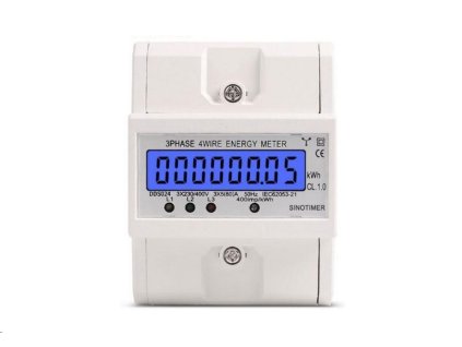 Elektroměr 3F na DIN lištu třífázový DDS024 digitální