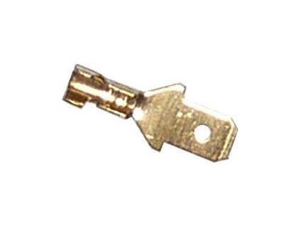 Faston-konektor 4,8mm neizolovaný pro kabel do 1mm2