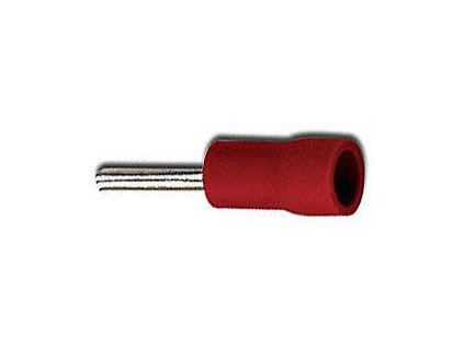 Kolík kabelový 10mm červený (PTV 1,25-10)