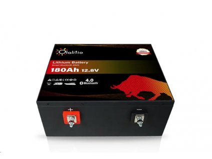 Baterie LiFePO4 12,8V 180Ah Olalitio pod sedadlo s výhřevem Smart BMS s Bluetooth