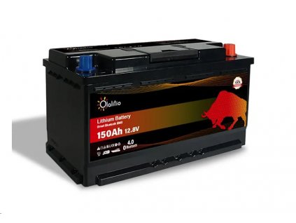 Baterie LiFePO4 12,8V 150Ah Olalitio pod sedadlo s výhřevem Smart BMS s Bluetooth