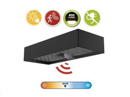 LED solární světlo Velamp SL242 se senzorem