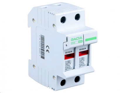 Pojistkový odpojovač VCX GACIA PRO FS32, 2P, 32A, 1kV, na DIN lištu