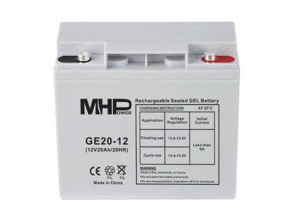 Baterie olověná  12V / 20 Ah  MHPower GE20-12 GEL