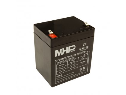 Baterie olověná  12V /  5,0 Ah MHPower MS5-12