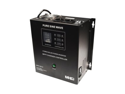 Záložní zdroj MHPower MSKD-1800-24 UPS 1800W 24V čistý sinus solární reg. MPPT