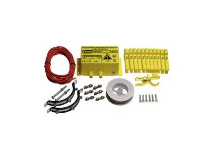 Odpuzovač kun a elektrický ohradník Kemo FG025 set