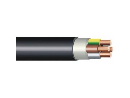 Silový kabel pro pevné uložení CYKY-J 4x10 METRÁŽ