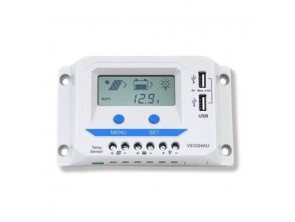 Solární regulátor PWM Epever VS1024AU, 12/24V, 10A s LCD displejem