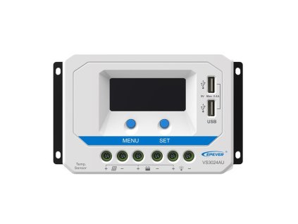 Solární regulátor PWM Epever VS3024AU, 12/24V, 30A s LCD displejem