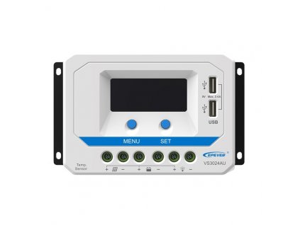 Solární regulátor PWM Epever VS3024AU, 12/24V, 30A s LCD displejem