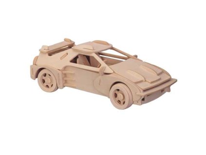 Woodcraft Dřevěné 3D puzzle velké Ferrari