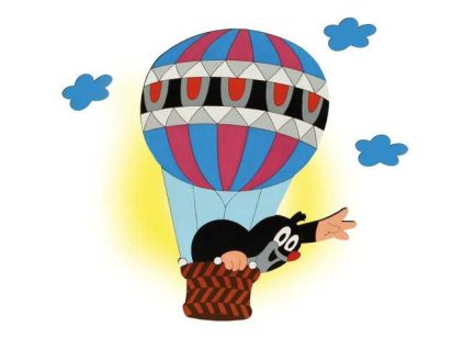 DoDo Dětská lampička krtek v balónu