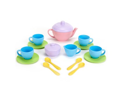 Green Toys Čajový set Pink 17 ks