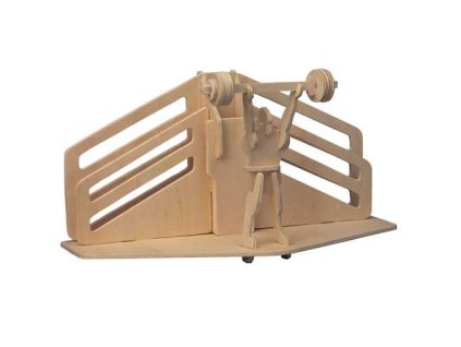 Woodcraft Dřevěné 3D puzzle stojánek na tužky vzpírání