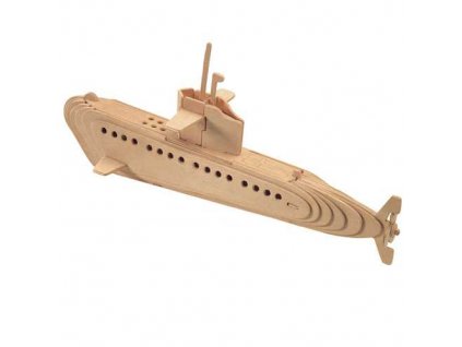 Woodcraft Dřevěné 3D puzzle ponorka