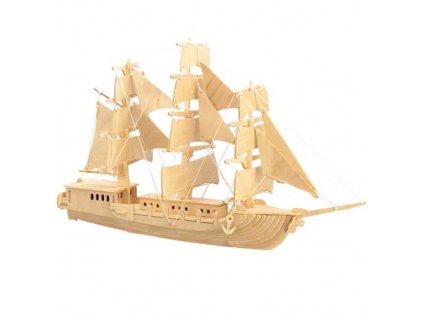 Woodcraft Dřevěné 3D puzzle loď plachetnice P049