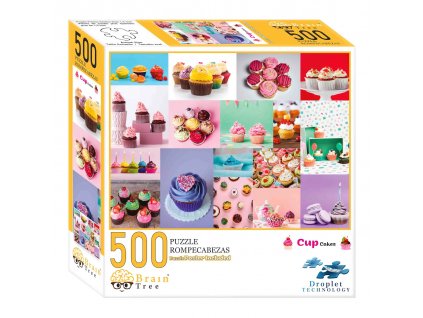 Brain Tree Puzzle Dortíky Cupcakes 500 dílků
