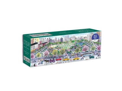 Galison Puzzle Panorama města 1000 dílků