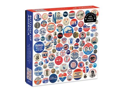 Galison Puzzle Placky Ameriky 500 dílků